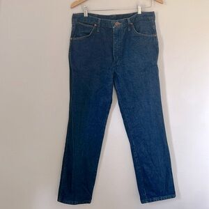 vintage Wrangler blue boot cut jeans